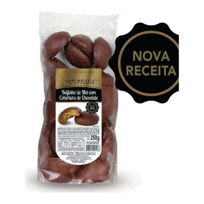 Beijinho de Mel com Cobertura de Chocolate (Pão de Mel)