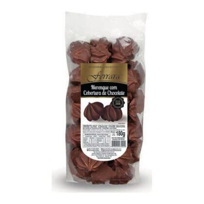 Merengue com Cobertura de Chocolate